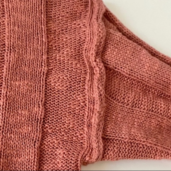 Hippie Rose V-neck Sunset Clay & Crystal Sage Ribbed Sweaters Bundle of two NWT - Picture 6 of 16